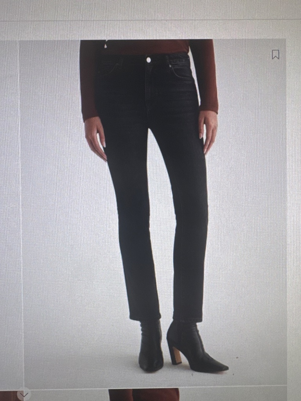 Mari High Rise Slim Straight - Picture 8 of 8